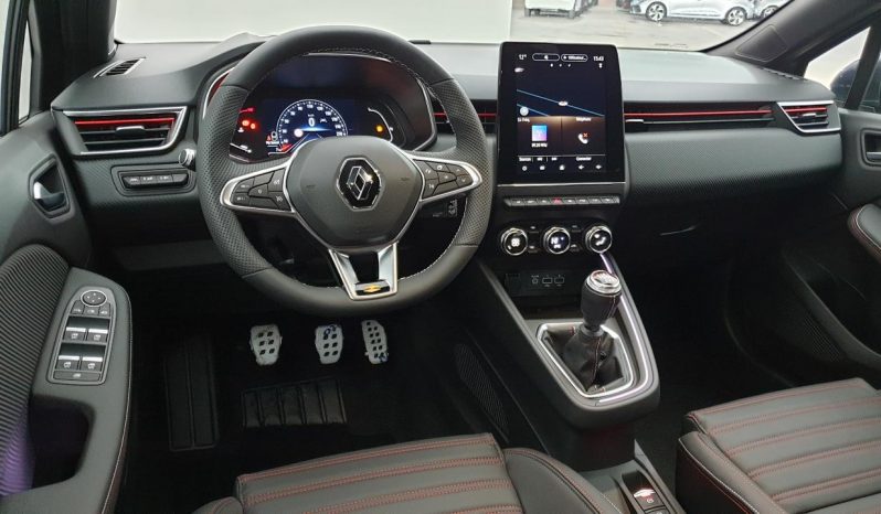 RENAULT CLIO V – 1.0 TCE 90CV BVM6 RS LINE + PACK CITY 360° + SELLERIE CUIR RS LINE + ECRAN 9.3 complet
