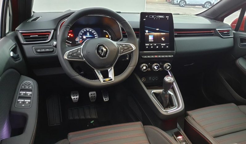 RENAULT CLIO V – 1.0 TCE 90CV BVM6 RS LINE + PACK CITY 360° + SELLERIE CUIR RS LINE + ECRAN 9.3 complet